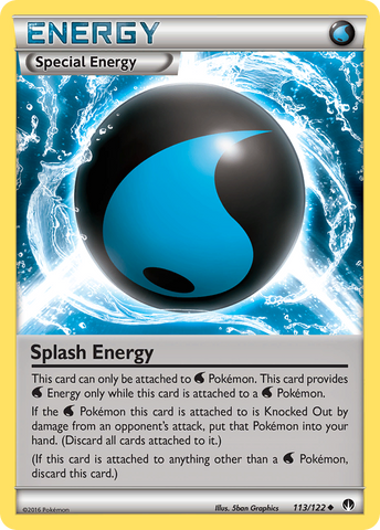 Splash Energy (113/122) [XY: BREAKpoint] - Destination Retro