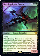 Burning-Rune Demon  [Kaldheim Prerelease Promos] - Destination Retro
