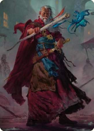 Elminster Art Card (64) [Commander Legends: Battle for Baldur's Gate Art Series] - Destination Retro