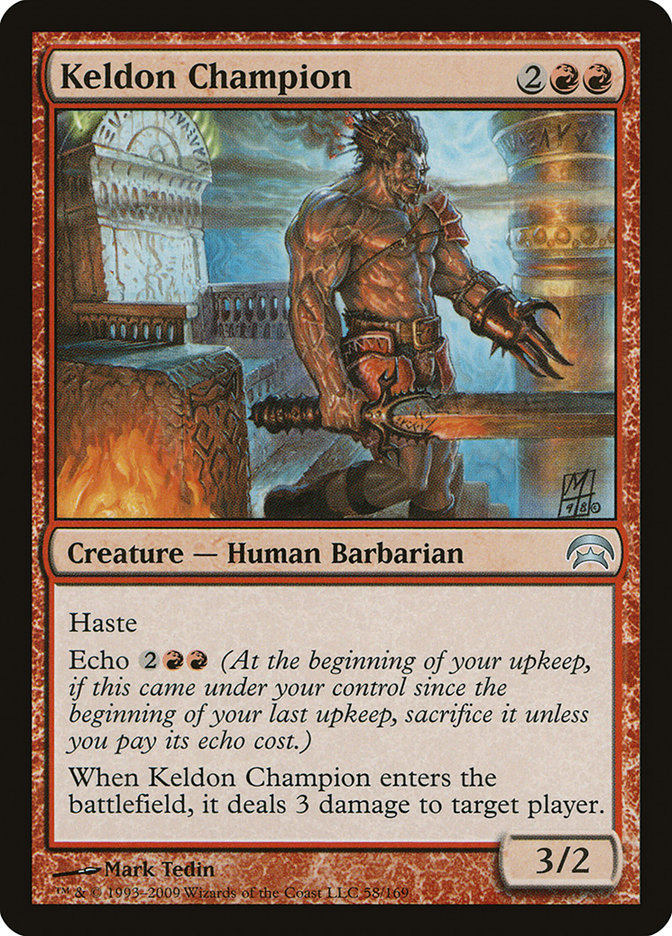 Keldon Champion [Planechase] - Destination Retro
