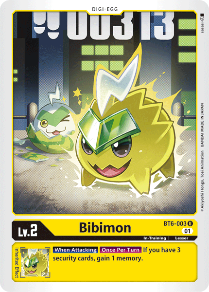 Bibimon [BT6-003] [Double Diamond] - Destination Retro