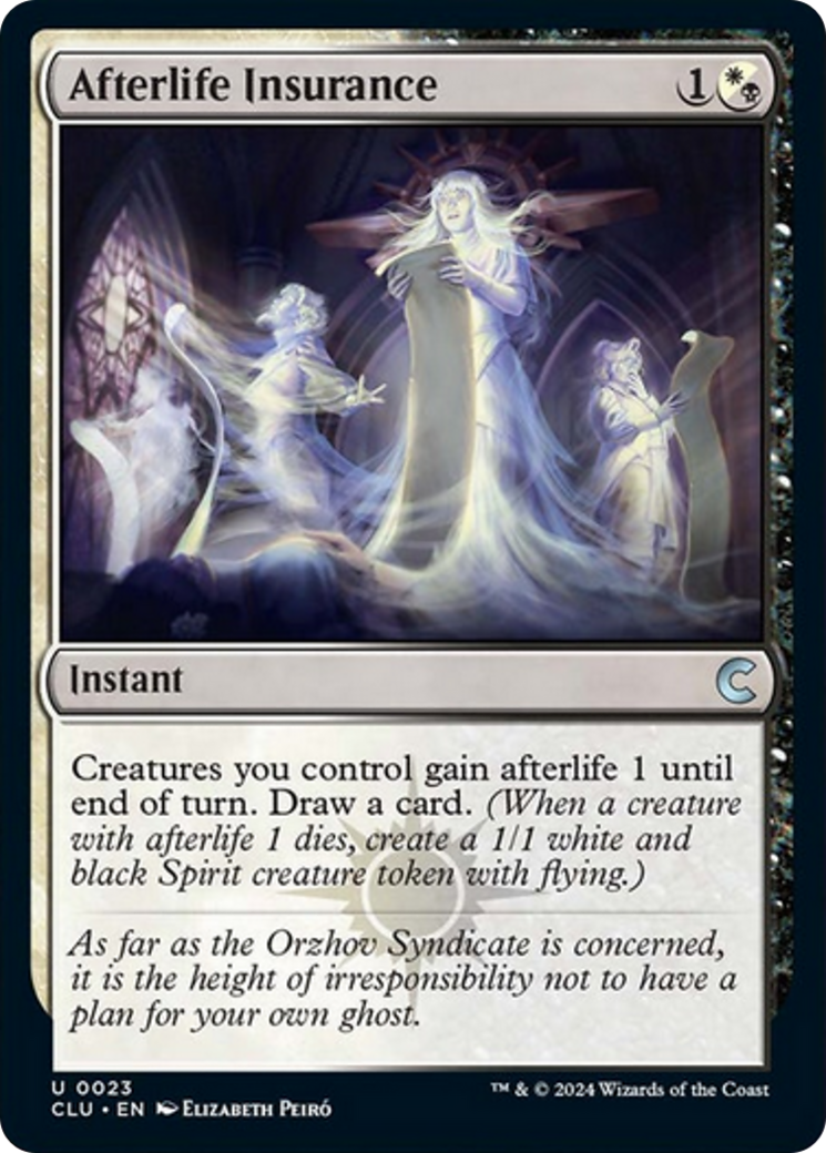 Afterlife Insurance [Ravnica: Clue Edition] - Destination Retro