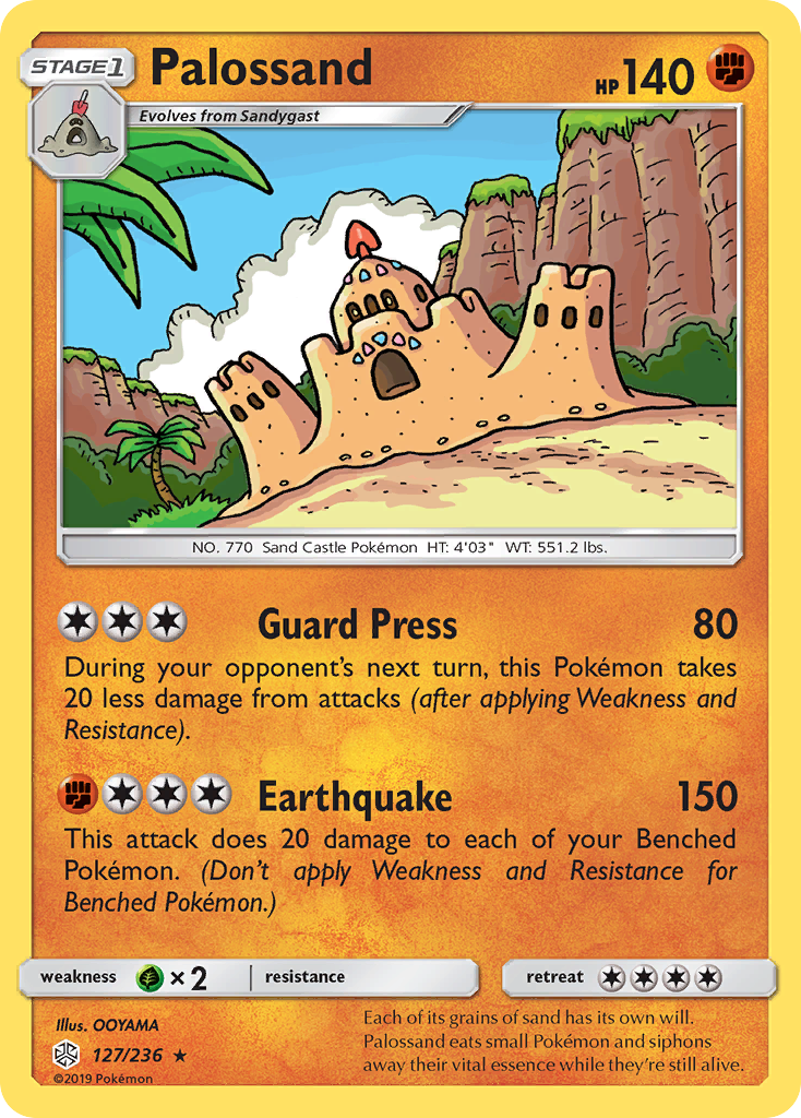 Palossand (127/236) [Sun & Moon: Cosmic Eclipse] - Destination Retro