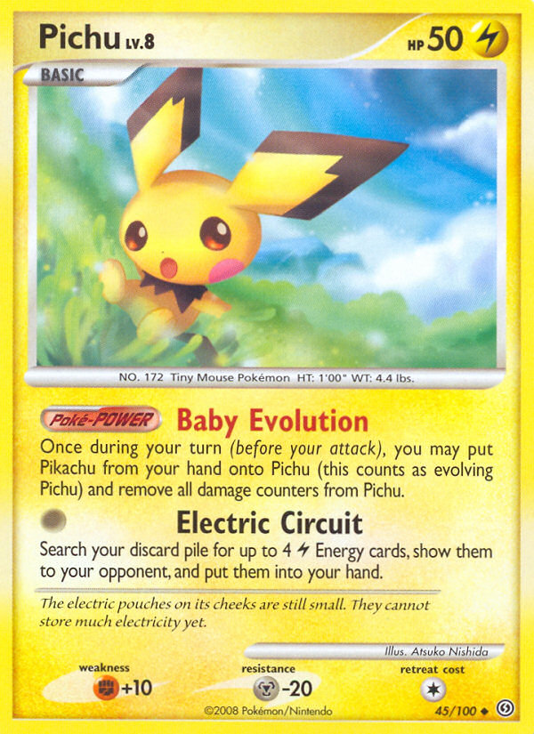 Pichu (45/100) [Diamond & Pearl: Stormfront] - Destination Retro