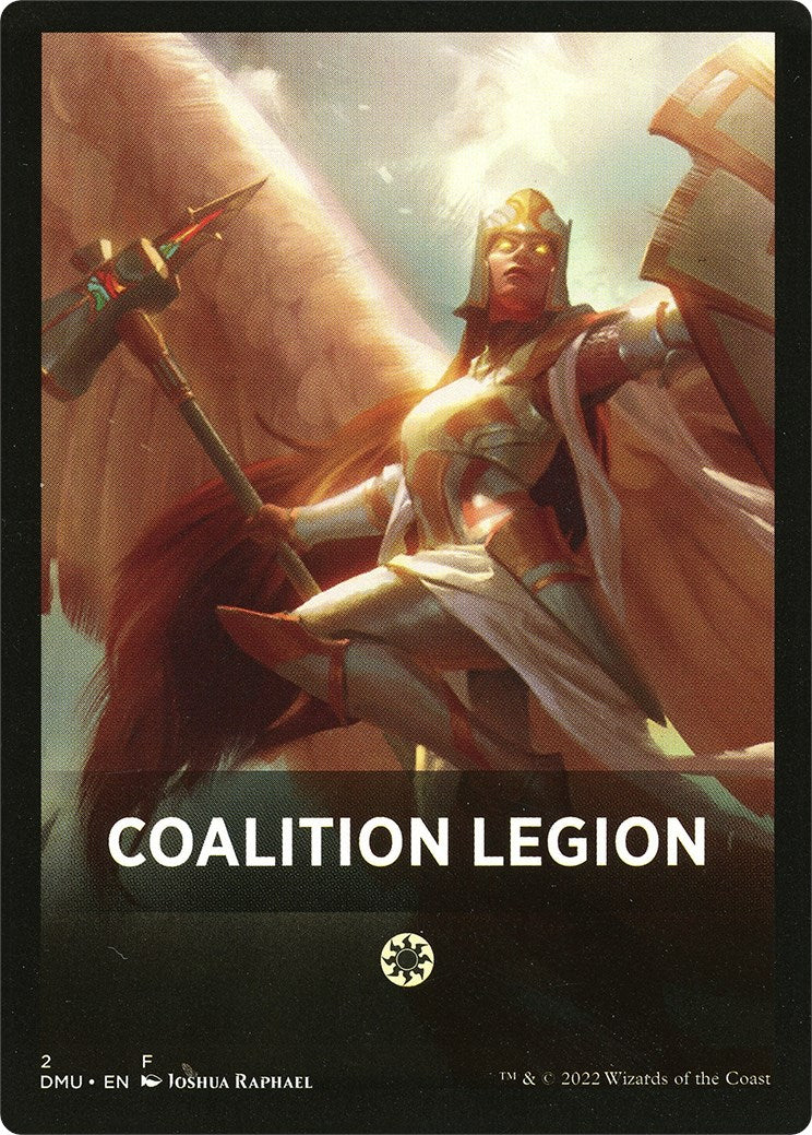 Coalition Legion Theme Card [Dominaria United Tokens] - Destination Retro