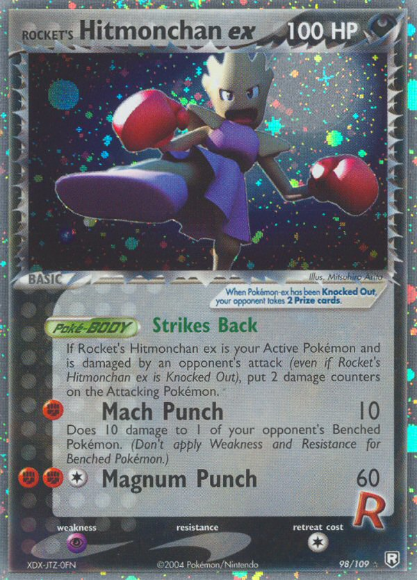 Rocket's Hitmonchan ex (98/109) [EX: Team Rocket Returns] - Destination Retro
