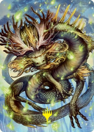Kura, the Boundless Sky Art Card (Gold-Stamped Signature) [Kamigawa: Neon Dynasty Art Series] - Destination Retro