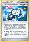 Team Galactic's Invention G-101 Energy Gain (116/127) [Platinum: Base Set] - Destination Retro