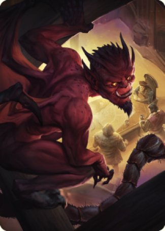 Nefarious Imp Art Card [Commander Legends: Battle for Baldur's Gate Art Series] - Destination Retro