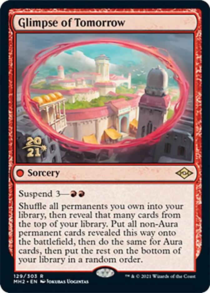 Glimpse of Tomorrow [Modern Horizons 2 Prerelease Promos] - Destination Retro