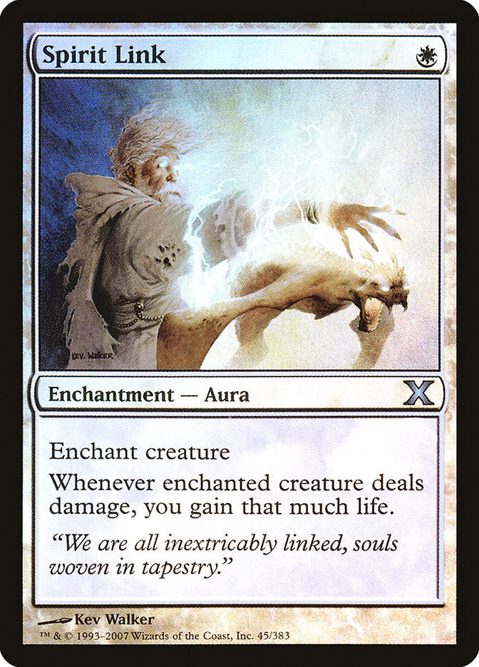 Spirit Link (Premium Foil) [Tenth Edition] - Destination Retro
