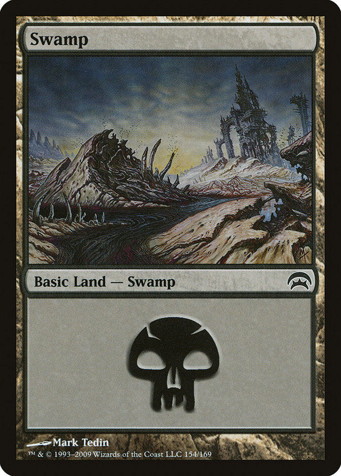 Swamp (154) [Planechase] - Destination Retro