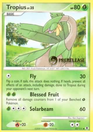 Tropius (Prerelease Promo) (52/111) [Nintendo: Black Star Promos] - Destination Retro