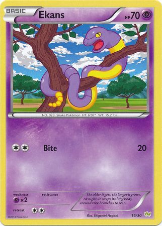 Ekans (16/30) [XY: Trainer Kit - Sylveon & Noivern] - Destination Retro