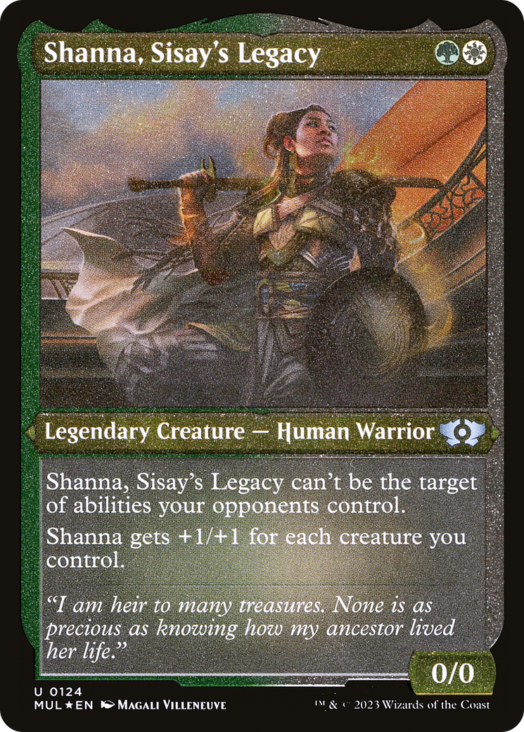 Shanna, Sisay's Legacy (Foil Etched) [Multiverse Legends] - Destination Retro