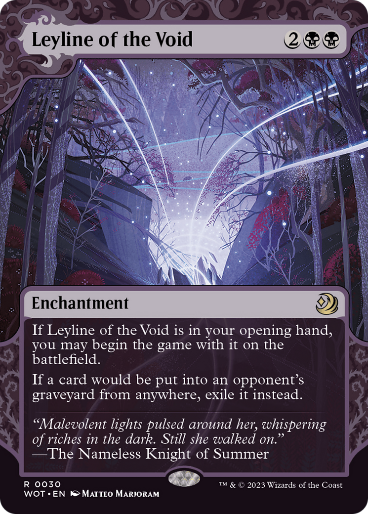 Leyline of the Void [Wilds of Eldraine: Enchanting Tales] - Destination Retro
