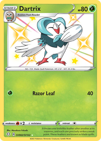 Dartrix (SV002/SV122) [Sword & Shield: Shining Fates] - Destination Retro