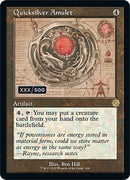 Quicksilver Amulet (Retro Schematic) (Serial Numbered) [The Brothers' War Retro Artifacts] - Destination Retro