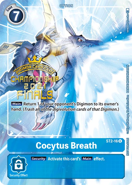 Cocytus Breath [ST2-16] (2021 Championship Finals Tamer's Evolution Pack) [Starter Deck: Cocytus Blue Promos] - Destination Retro