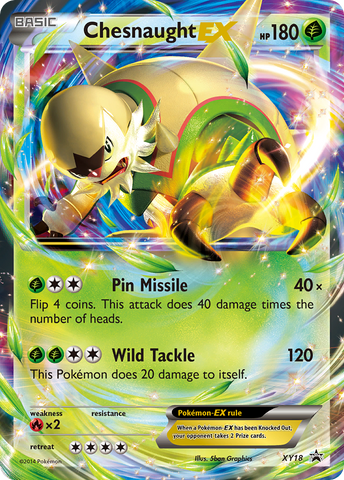 Chesnaught EX (XY18) [XY: Black Star Promos] - Destination Retro