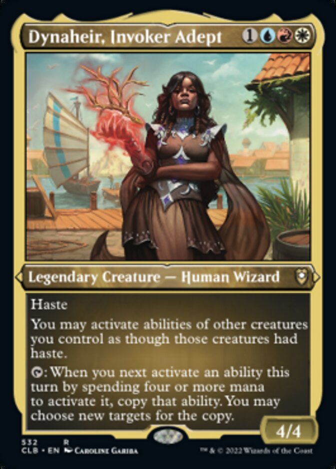 Dynaheir, Invoker Adept (Foil Etched) [Commander Legends: Battle for Baldur's Gate] - Destination Retro