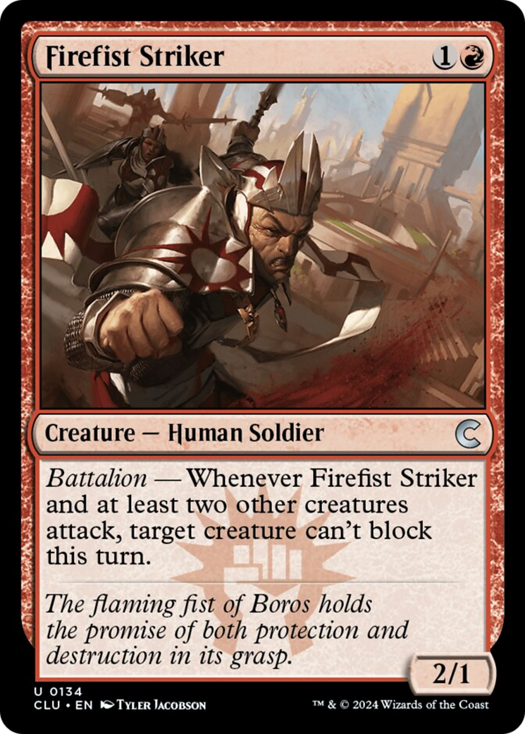 Firefist Striker [Ravnica: Clue Edition] - Destination Retro