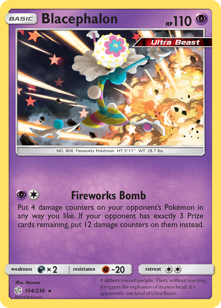 Blacephalon (104/236) [Sun & Moon: Cosmic Eclipse] - Destination Retro