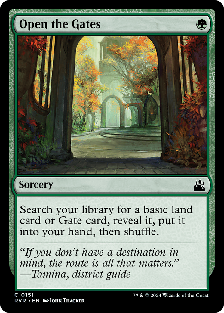 Open the Gates [Ravnica Remastered] - Destination Retro