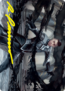 Killian, Ink Duelist Art Card (Gold-Stamped Signature) [Strixhaven: School of Mages Art Series] - Destination Retro