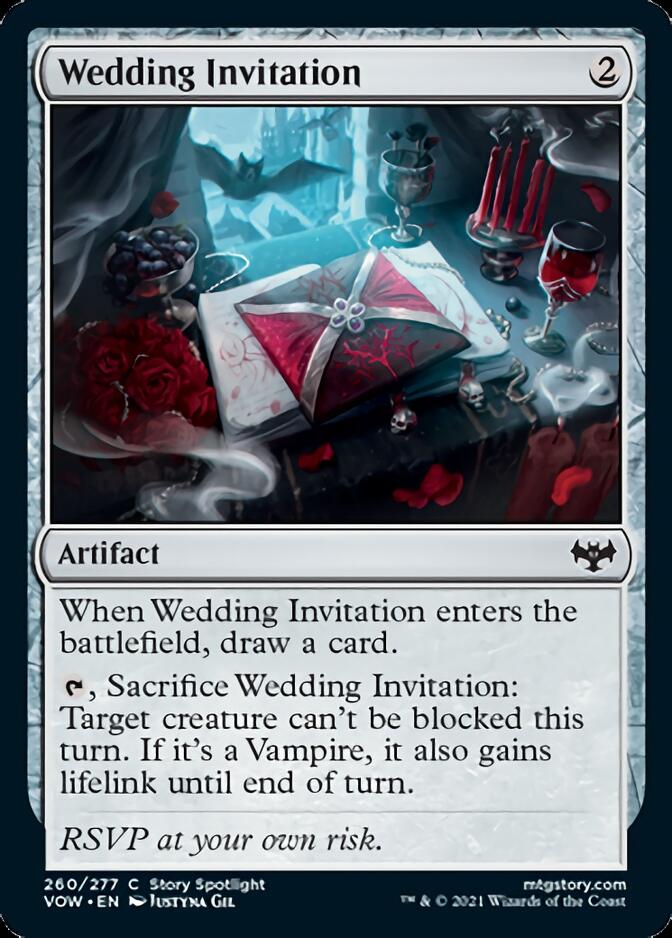 Wedding Invitation [Innistrad: Crimson Vow] - Destination Retro
