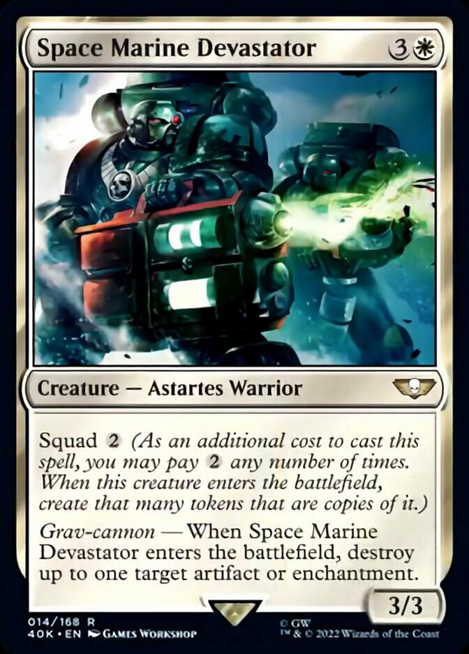 Space Marine Devastator [Universes Beyond: Warhammer 40,000] - Destination Retro