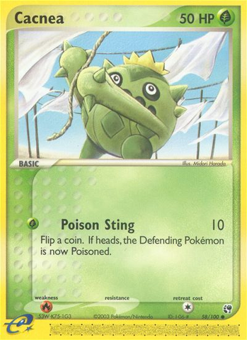 Cacnea (58/100) [EX: Sandstorm] - Destination Retro