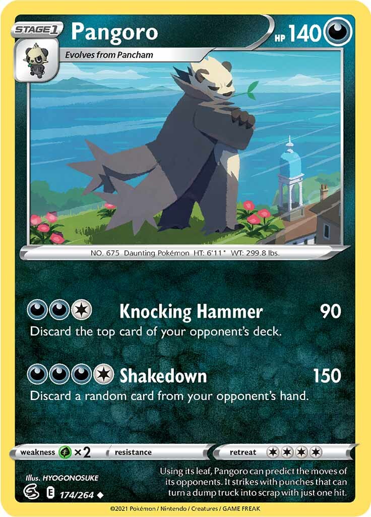 Pangoro (174/264) [Sword & Shield: Fusion Strike] - Destination Retro