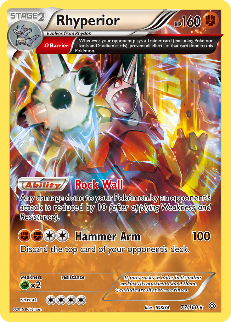 Rhyperior (77/160) [XY: Primal Clash] - Destination Retro