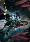 Tergrid, God of Fright Art Card (Gold-Stamped Signature) [Kaldheim: Art Series] - Destination Retro