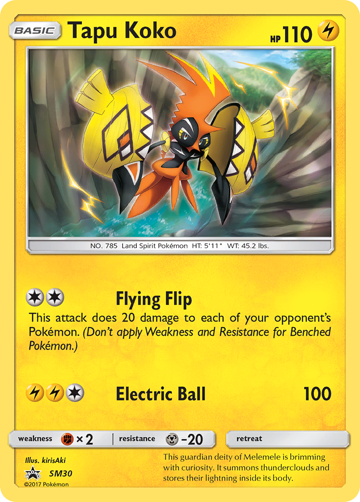 Tapu Koko (SM30) [Sun & Moon: Black Star Promos] - Destination Retro