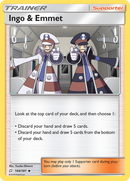 Ingo & Emmet (144/181) [Sun & Moon: Team Up] - Destination Retro