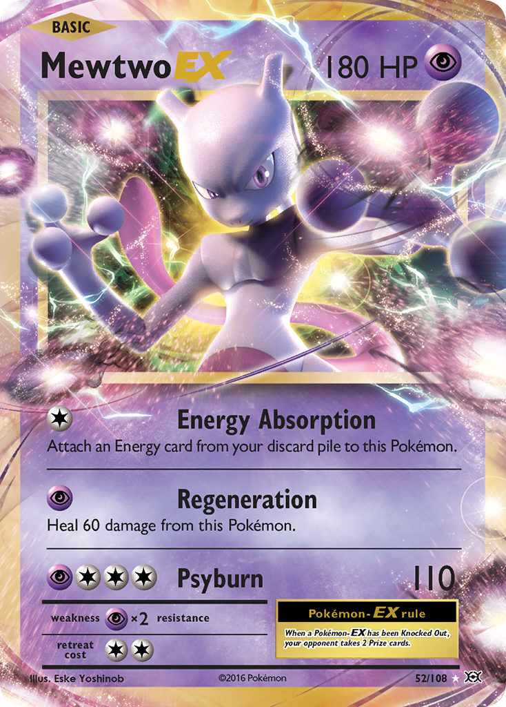 Mewtwo EX (52/108) [XY: Evolutions] - Destination Retro