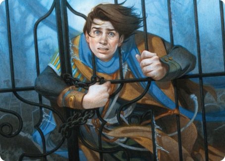 Locked in the Cemetery Art Card [Innistrad: Midnight Hunt Art Series] - Destination Retro