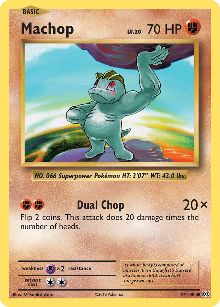 Machop (57/108) [XY: Evolutions] - Destination Retro