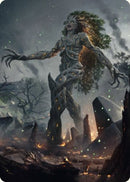 Titania, Gaea Incarnate Art Card [The Brothers' War Art Series] - Destination Retro