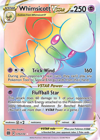Whimsicott VSTAR (175/172) [Sword & Shield: Brilliant Stars] - Destination Retro