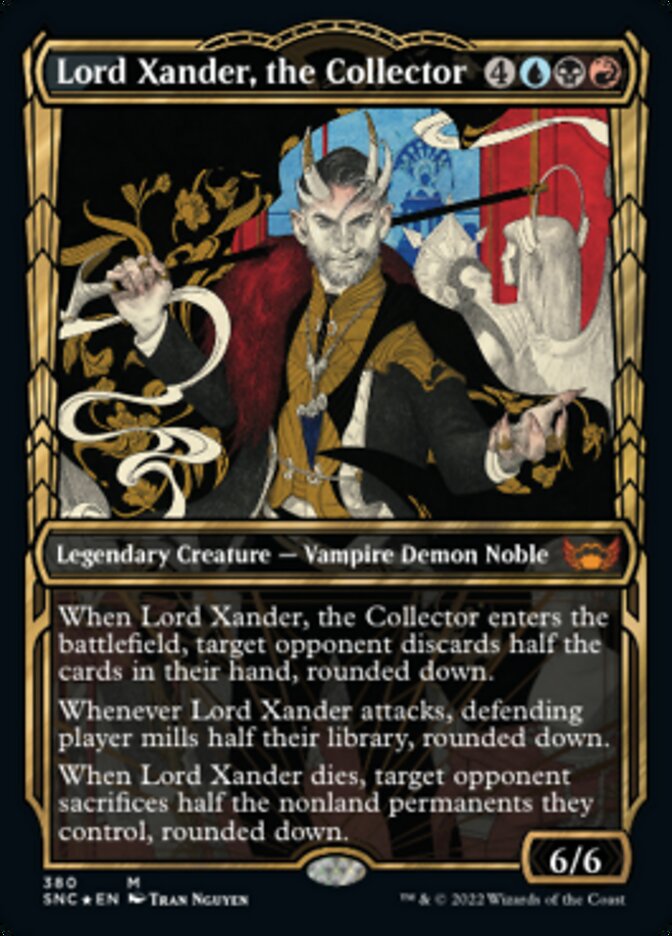 Lord Xander, the Collector (Showcase Golden Age Gilded Foil) [Streets of New Capenna] - Destination Retro