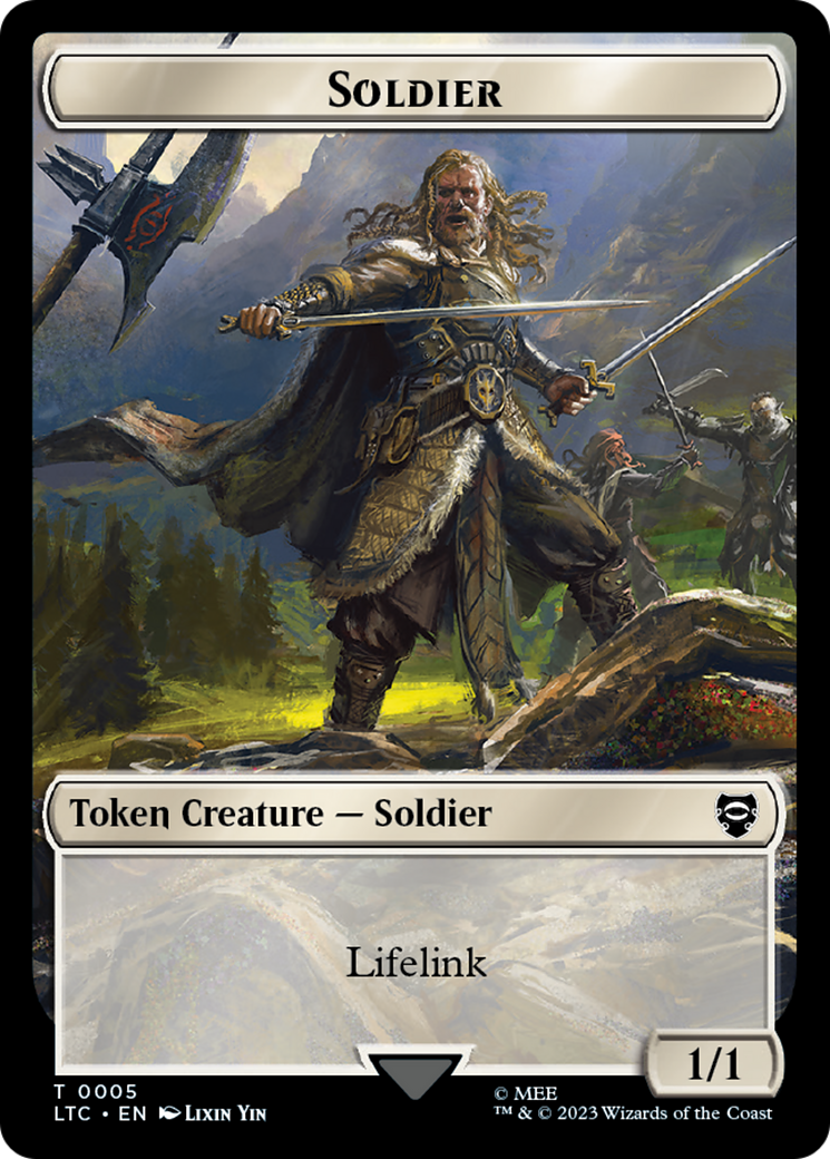 Soldier // Food Token [The Lord of the Rings: Tales of Middle-Earth Commander Tokens] - Destination Retro