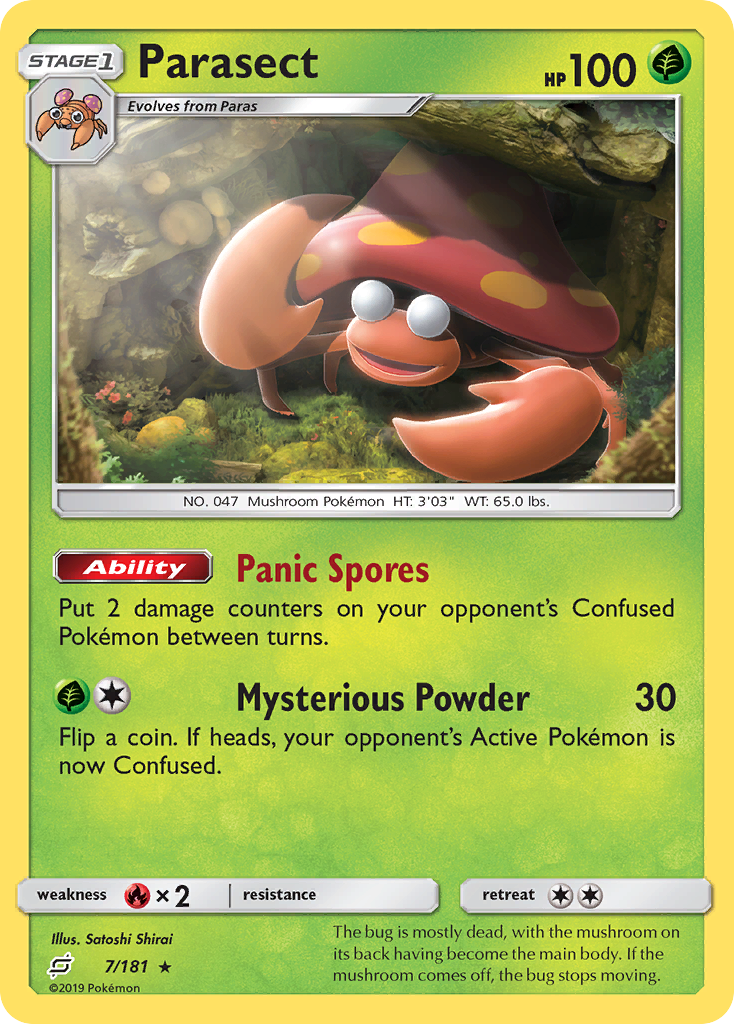Parasect (7/181) [Sun & Moon: Team Up] - Destination Retro