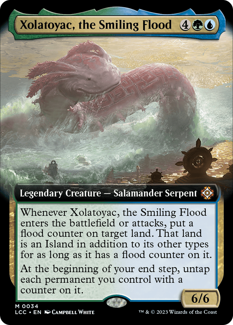 Xolatoyac, the Smiling Flood (Extended Art) [The Lost Caverns of Ixalan Commander] - Destination Retro