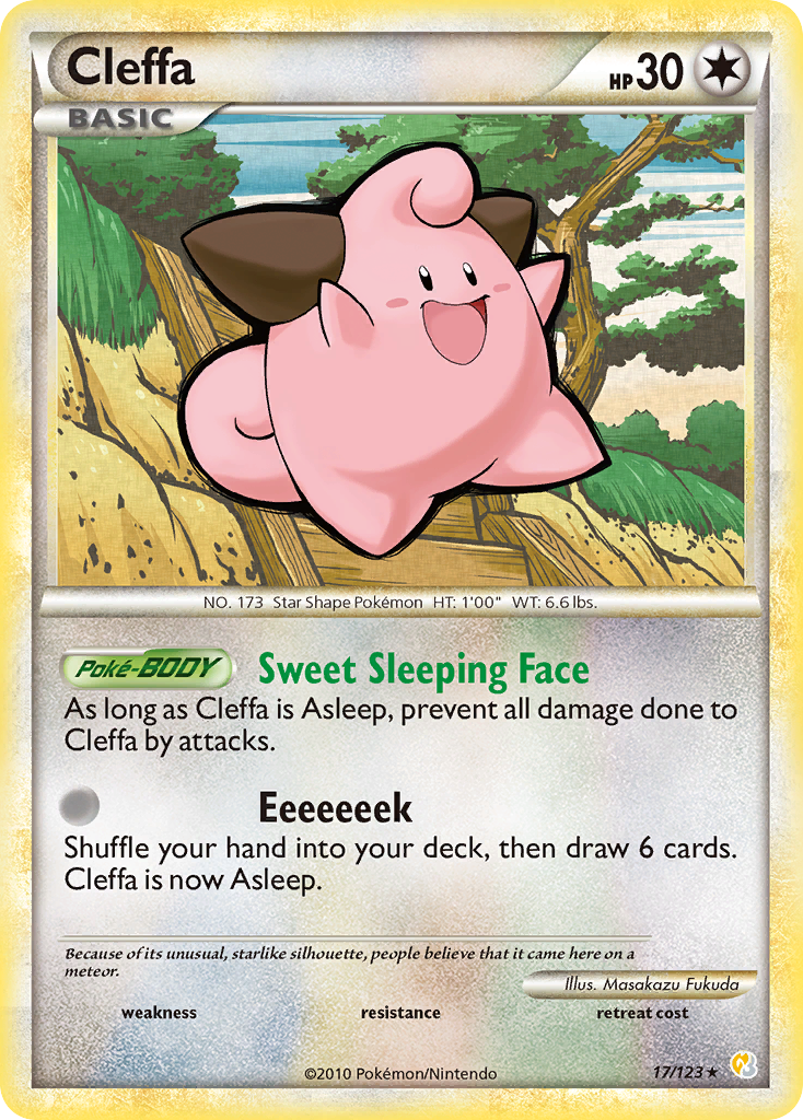Cleffa (17/123) [HeartGold & SoulSilver: Base Set] - Destination Retro