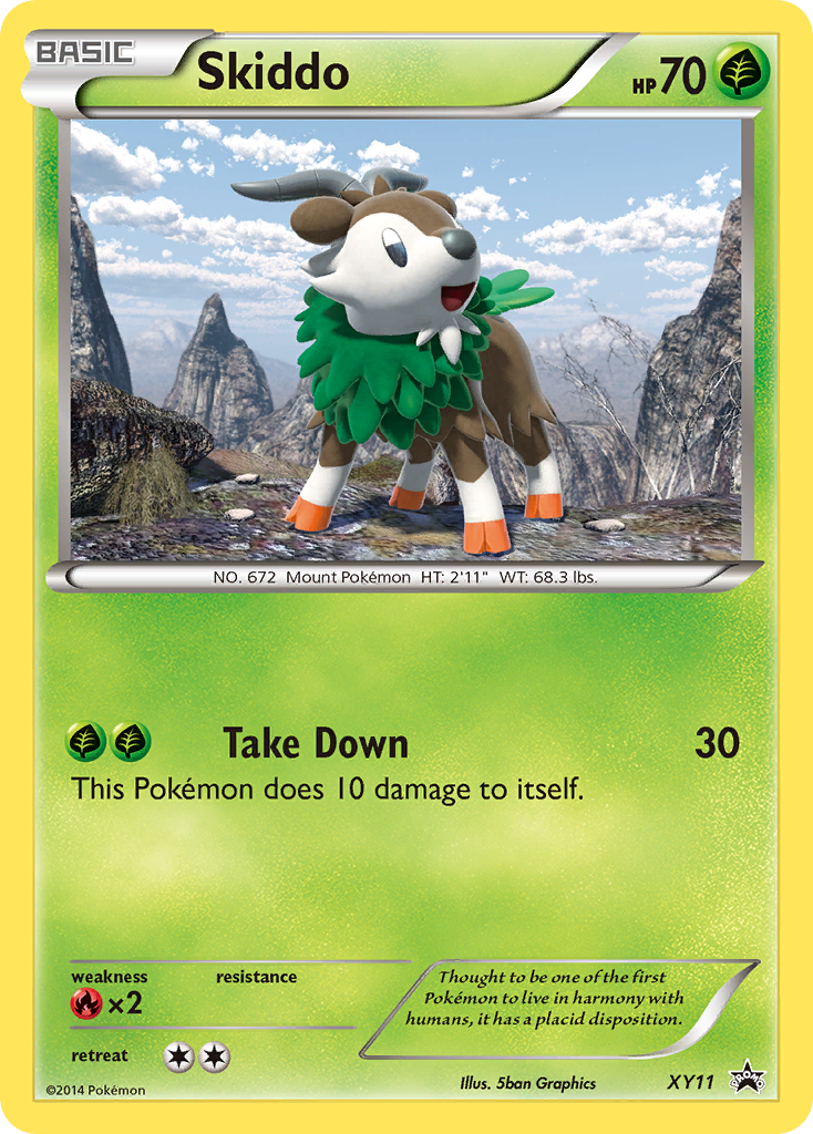 Skiddo (XY11) [XY: Black Star Promos] - Destination Retro