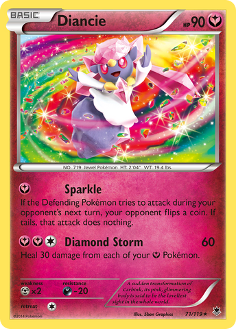 Diancie (71/119) [XY: Phantom Forces] - Destination Retro
