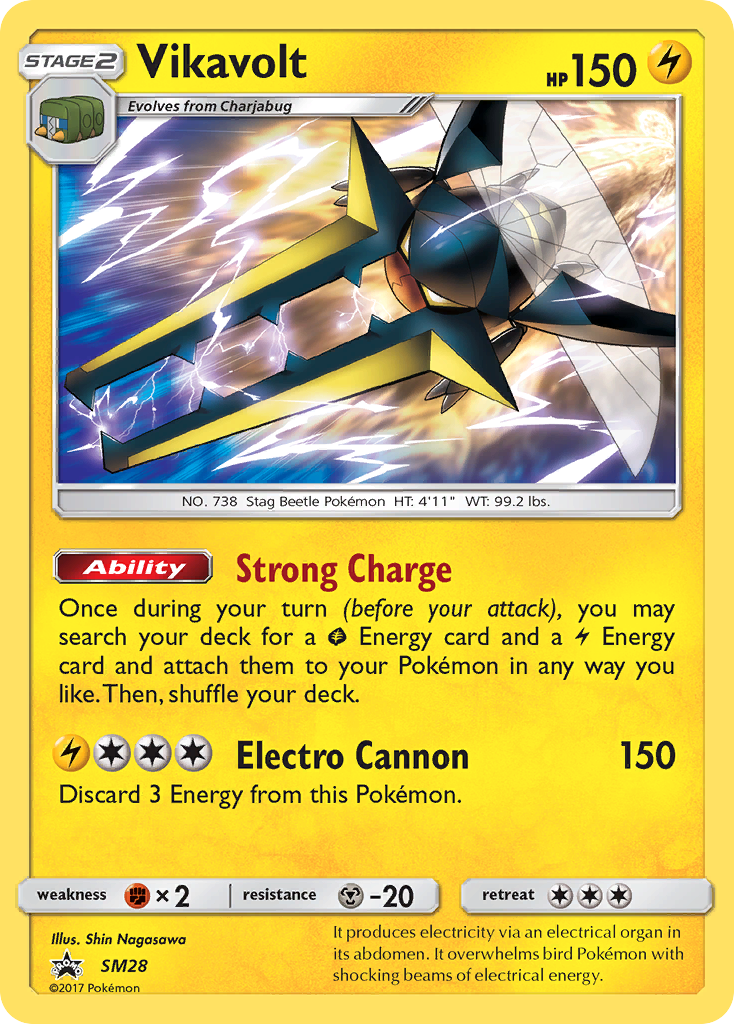 Vikavolt (SM28) [Sun & Moon: Black Star Promos] - Destination Retro